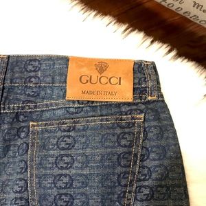 Vintage Gucci denim skirt NEW